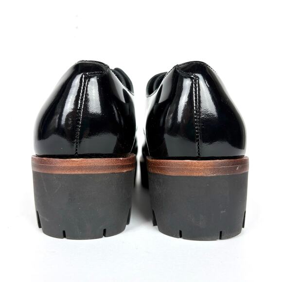 Jeffrey Campbell Trevor Platform Lug Sole Derby Oxfords Black Patent Leather 8 - Picture 3 of 12